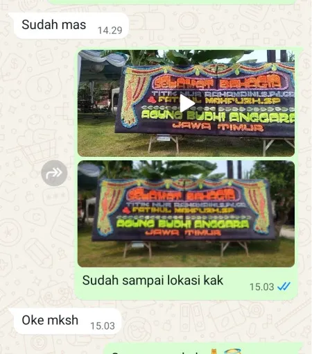Pengiriman Papan Bunga Halim Perdana Kusuma