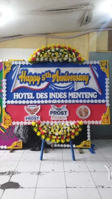 Papan Bunga di Halim Perdana Kusuma