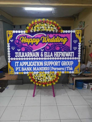 Papan Bunga di Halim Perdana Kusuma